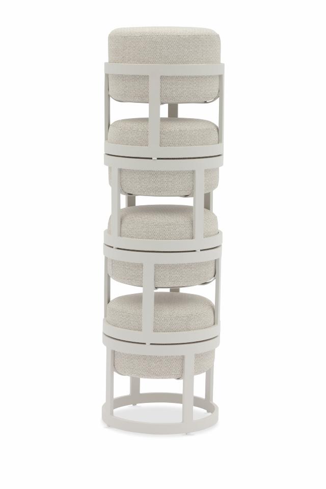 STAY COMPACT SET OF 5 stone/white frame