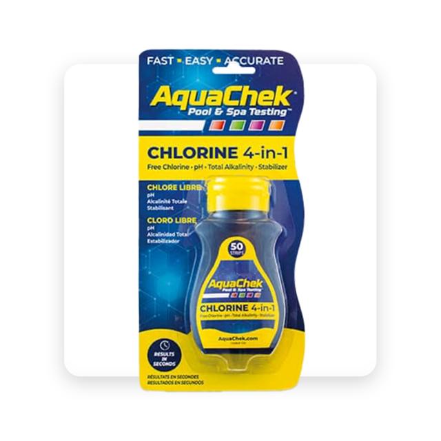 AquaChek vrije chloor 4-in-1