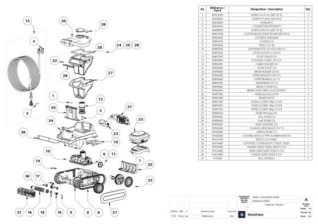 ROB-i cable flottant 15m