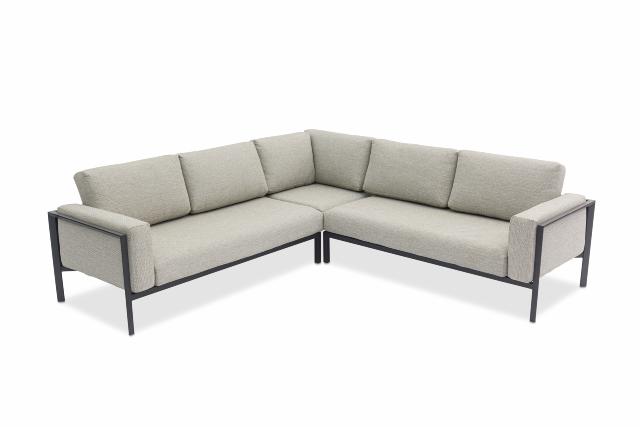STAY MINIMALISTIC double lounge right Charcoal/light grey
