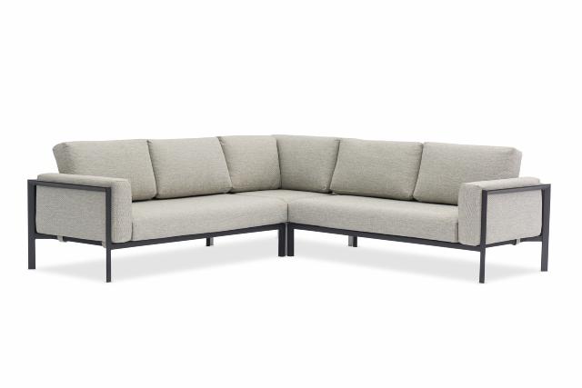 STAY MINIMALISTIC double lounge right Charcoal/light grey