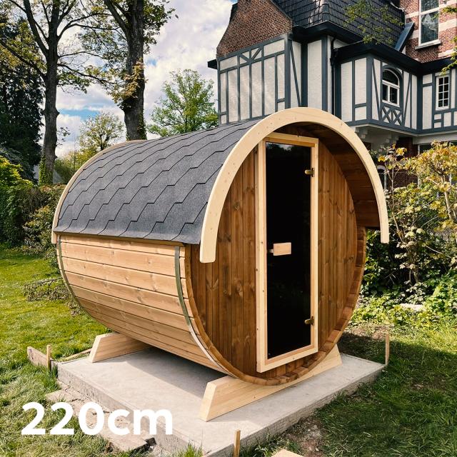 Sauna en tonneau
