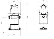 Waterco Multicyclone Duo pool filter DETAIL4591