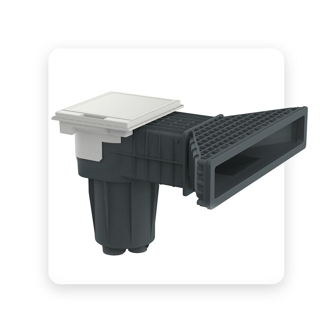 Hayward Skimmer X-Pro 600 donkergrijs
