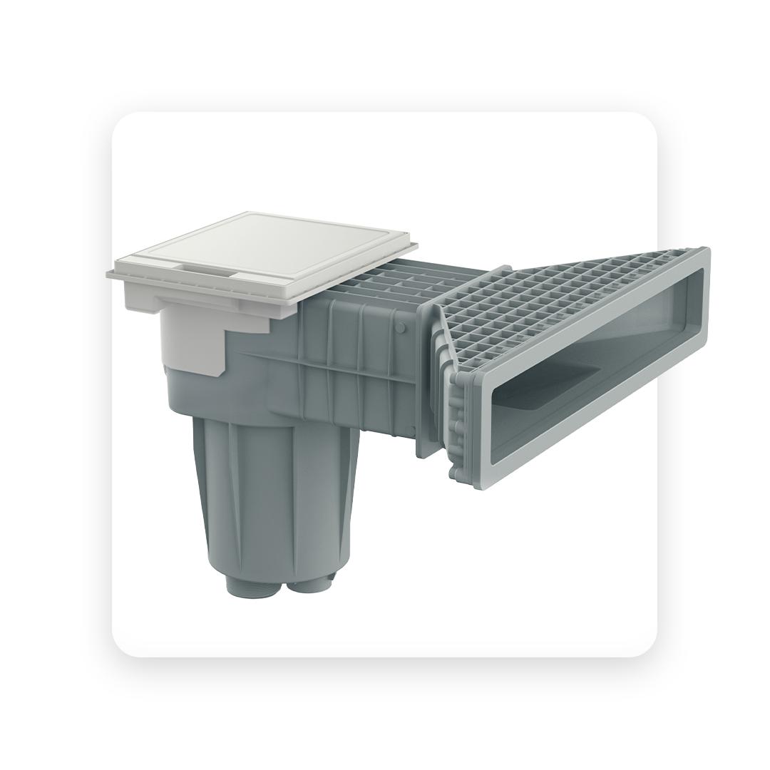 Hayward Skimmer X-Pro 600 lichtgrijs