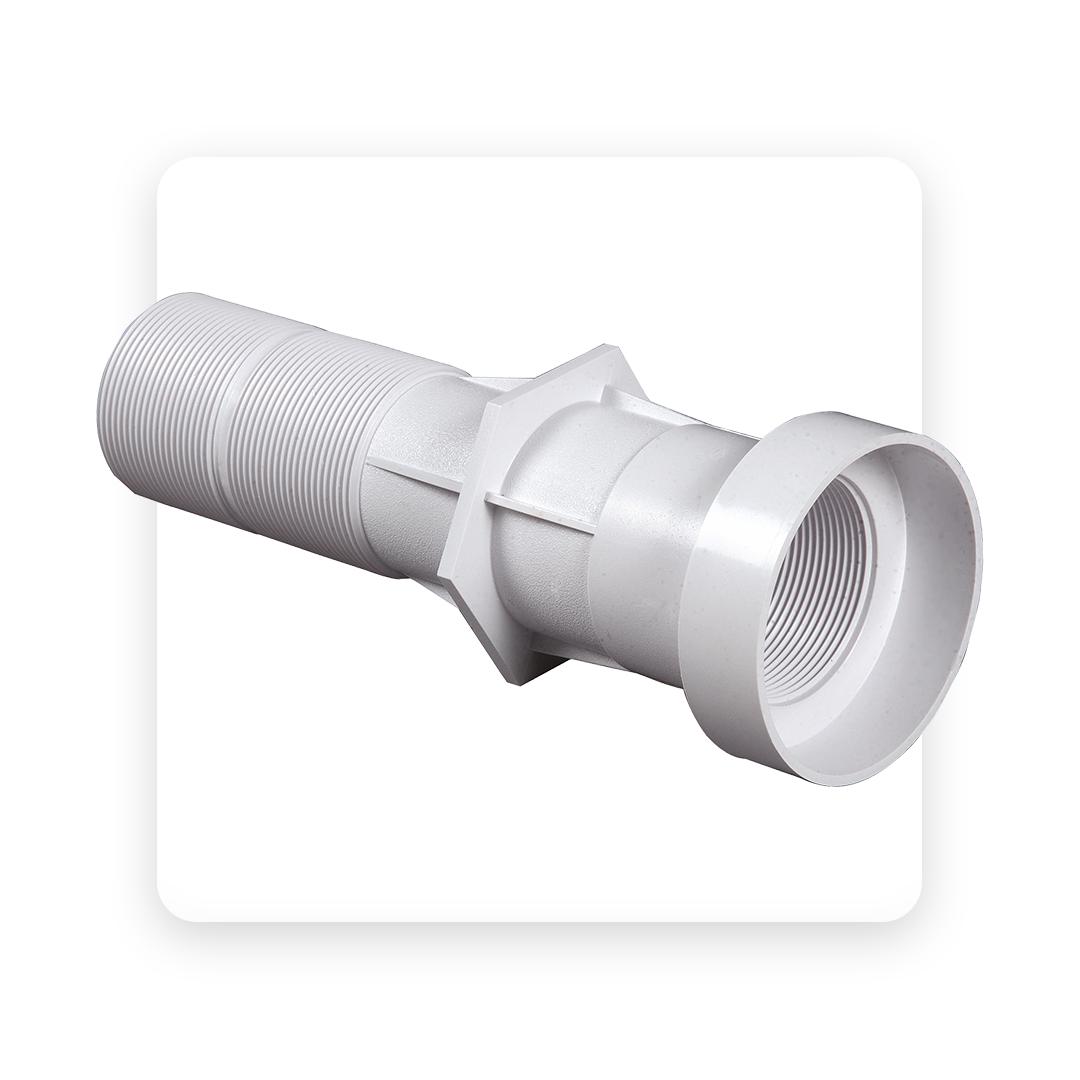 Hayward wanddoorvoer ABS 250mm 2